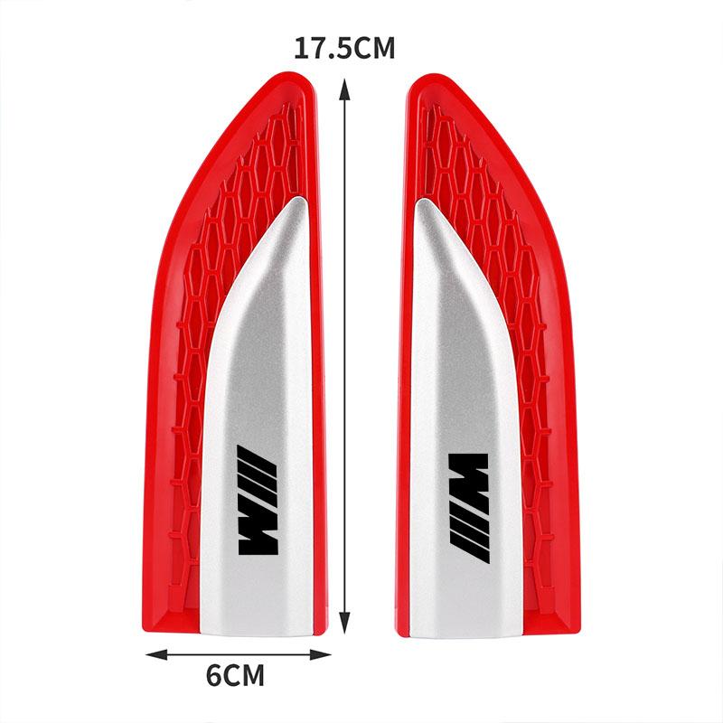 Car Fender Side Trunk Badge Sticker Exterior Decals For BMW M Power X1 e84 X3 f25 X5 e53 x6 e71 ix3 i3 320i 330d M4 1 3 5 Series mkhr65