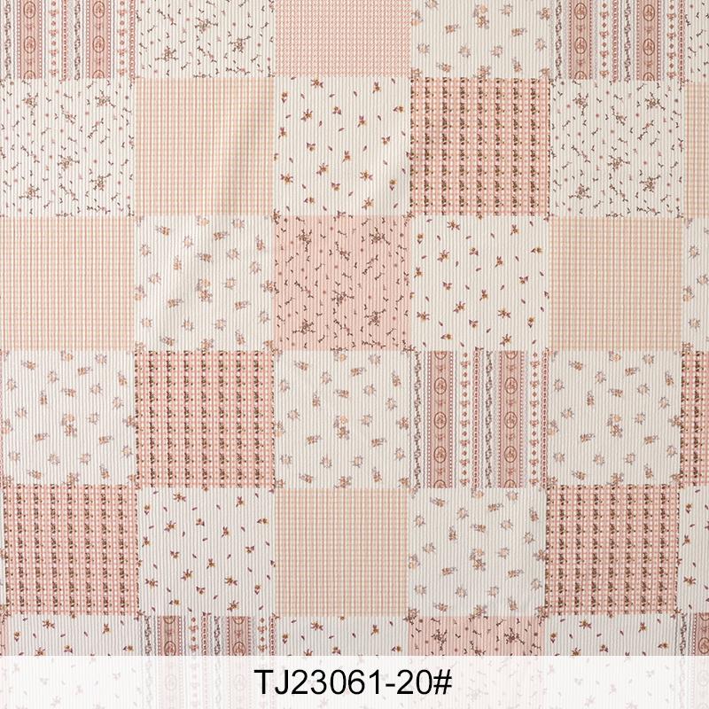 0.5m/1m/2m Korean Grid Splicing Printing Corduroy Fabrics for Sewing Children's Clothing Tablecloths Quilts Handmade DIY Fabrics