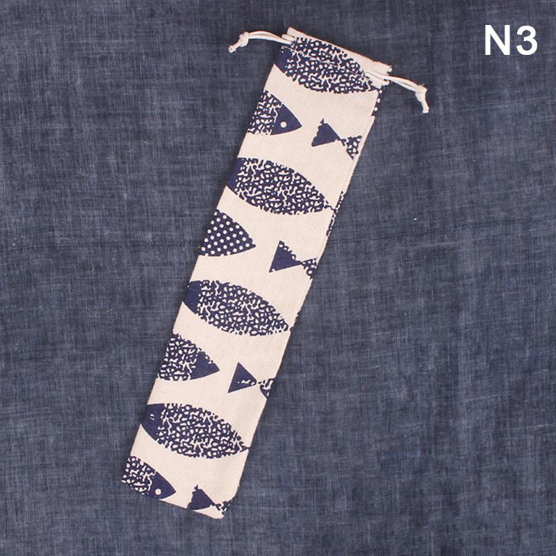 1 шт. многоразовый соломенный мешочек для металлических соломенных столовых приборов, красочный дорожный походный палочки для еды ложка вилка нож сумка для хранения контейнер