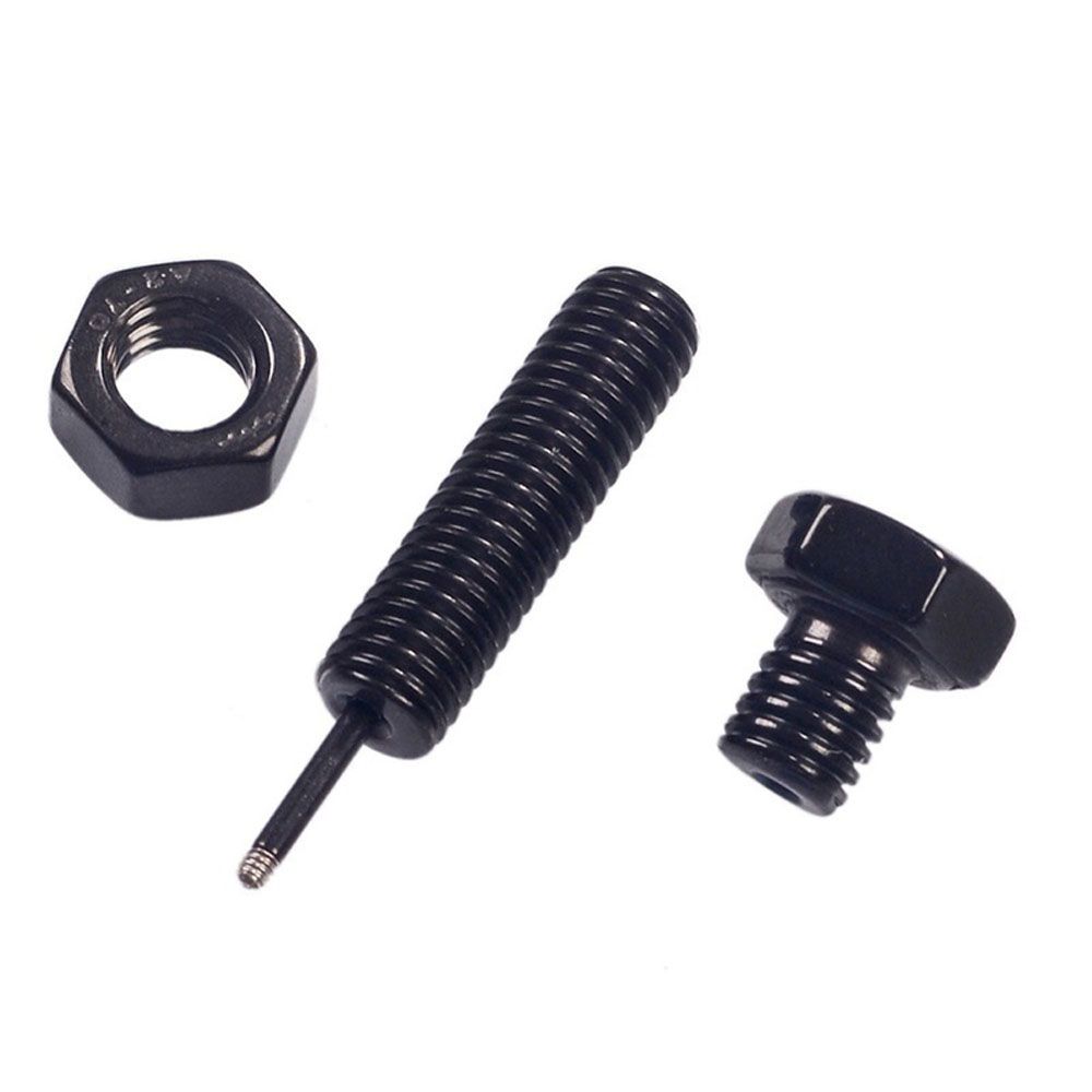 Steel Gift Screw Black Silver Color Piercing Jewelry Earrings Ear Studs Fashion Accessories