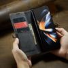Кожаный чехол-бумажник для мобильного телефона Samsung Z Fold4, чехол-кошелек для Samsung Galaxy Z Fold4 Fold 4, 5 г, Zfold4, чехол для всего тела, слот для карт