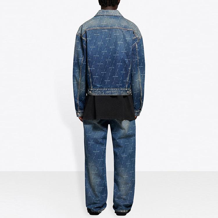 Balenciaga Свободная джинсовая куртка 620731TJW532340