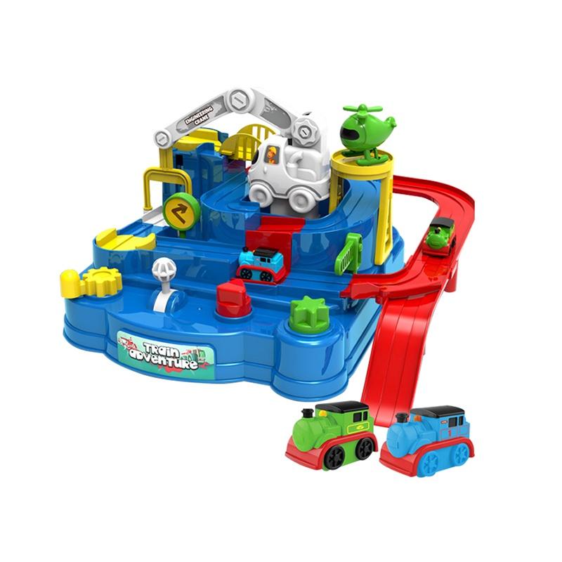 Exciting Racing Rail Race Car Adventure Train Track Toy Safe Eye-catching Various Challenges