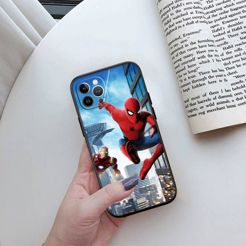 Чехол для телефона ED50 Spider-Man для Samsung Note 20 10 Plus Ultra Lite A51 A52 A53 A71 A72 A73 A82 M20 M30 M21 M31 M51 A11 A30S A20S A50S A70