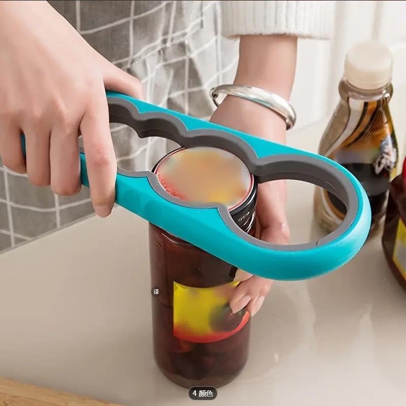 Multifunctional Four-in-One Can Opener Beer Bottle Opener Household Kitchen Creative Can Opening Clip 6