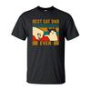 Best Cat Dad Ever Summer T Shirt Cotton Short Sleeve Fashion Cute Streetwear Animal Cats Male Tops Casual Tshirt