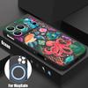 Чехол для iPhone 17 Pro Max с рисунком Акула Кит Морские обитатели Магнитный для Magsafe Мягкий чехол для iPhone 16 15 14 13 Pro Max 17E 16E