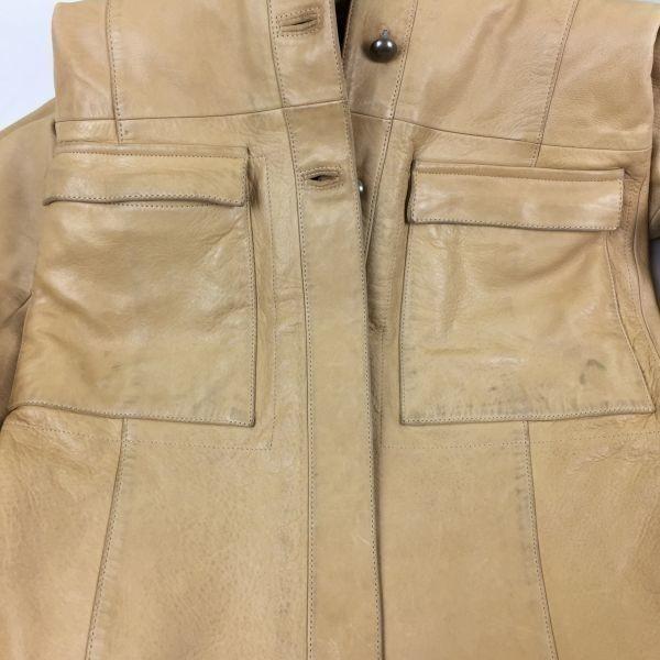 BACCA × Harris Tweed Дубленка на подкладке из Harris Tweed Размер 38 Бежевый Tomorrowland(ИСПОЛЬЗОВАЛ)