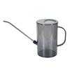 Garden Watering Can Steel Spout Transparent Body with Long Stainless Non-Slip Handle Watering