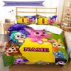 3pcs Pinkfong Shark4 Cover Set - Personalized Name, HD Printed Bedding with 1 Cover and 2 Pillowcases - Perfect for Home Decor, Easy Care