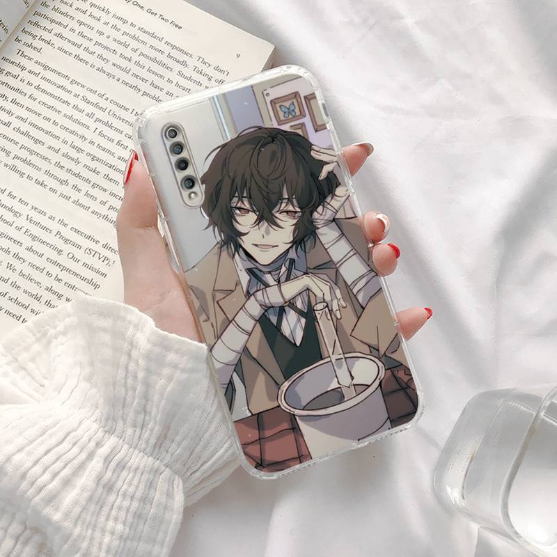 Bungou Stray Dogs Dazai Osamu аниме чехол для телефона прозрачный для Xiaomi redmi note xf poco 10 11 9 7 8 3 his pro чехол