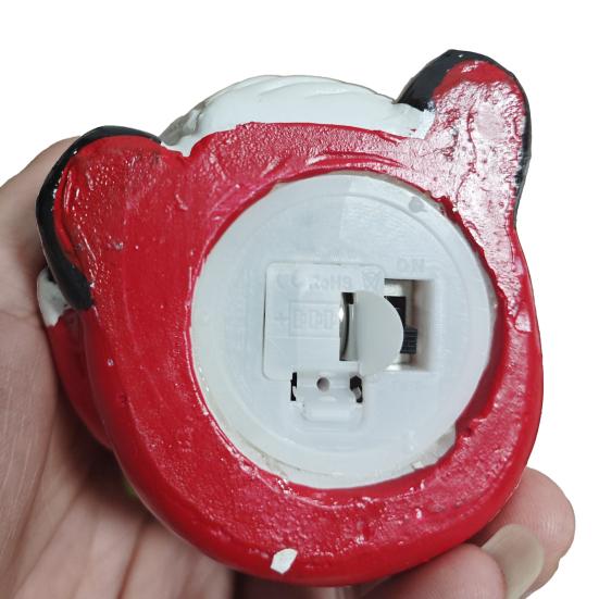 Lighted Up Gnomes Christmas Tree Figurine Small Prelit Faceless Old Man Christmas Tree with Multicolored Light for Home Room Fireplace Tabletop Decor