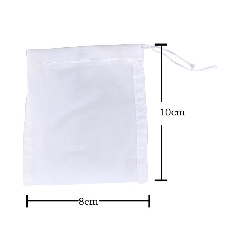 1 Reusable Nylon Mesh Filter Bag For Food Nut Milk Tea Juice Brewing Wine