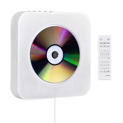 Портативный CD-плеер Gueray, Настенный проигрыватель дисков, Многофункциональный, Bluetooth, USB, MicroSD, Светодиодный дисплей, Новая версия пульта дистанционного управления, Воспроизведение музыки,