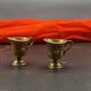 Carved Antique Teacup Ornaments European Style Holy Water Cup Retro Copper Teacup  National Trend
