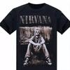26 Курт Кобейн Nirvana Футболка Размер S-5XL Хлопок Мужская и Женская DO175 Унисекс Футболка