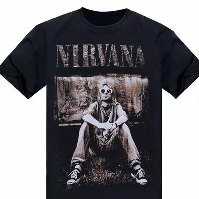 26 Футболка Nirvana с Куртом Кобейном Размер S-5XL Хлопок Мужская и Женская DO175 Унисекс Футболка