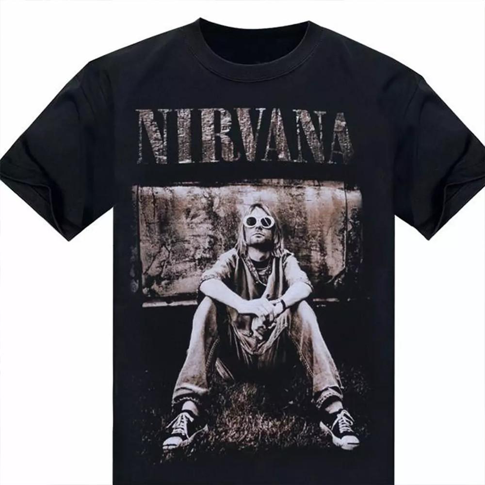 26 Футболка Nirvana с Куртом Кобейном Размер S-5XL Хлопок Мужская и Женская DO175 Унисекс Футболка