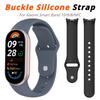 Однотонный силиконовый ремешок для Xiaomi Mi Band 10 9 8, ремешок NFC, спортивный резиновый браслет на запястье для умного браслета Xiaomi 8 9 10, ремешок для часов