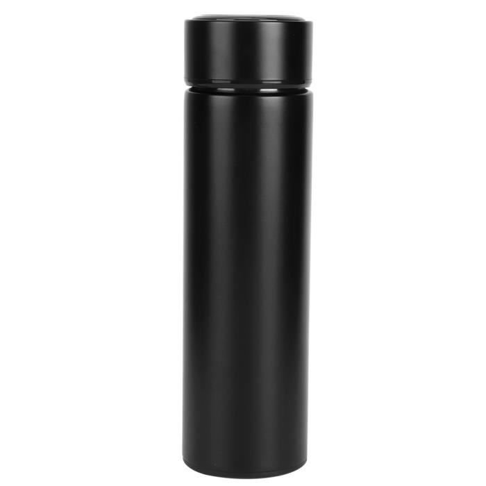 Insulated Bottle - PWSHYMI - 500 Ml - Stainless Steel - Matte Black - Anti-oxidation