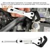 Micro Stubby Wrench 2 в 1 Миниатюрный ключ с короткой ручкой Саморегулирующийся портативный многофункциональный ключ для труднодоступных мест