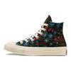 Converse Chuck 70 High Floral Tapestry женские кроссовки черные, натурально-слоновая кость Egret A11990C