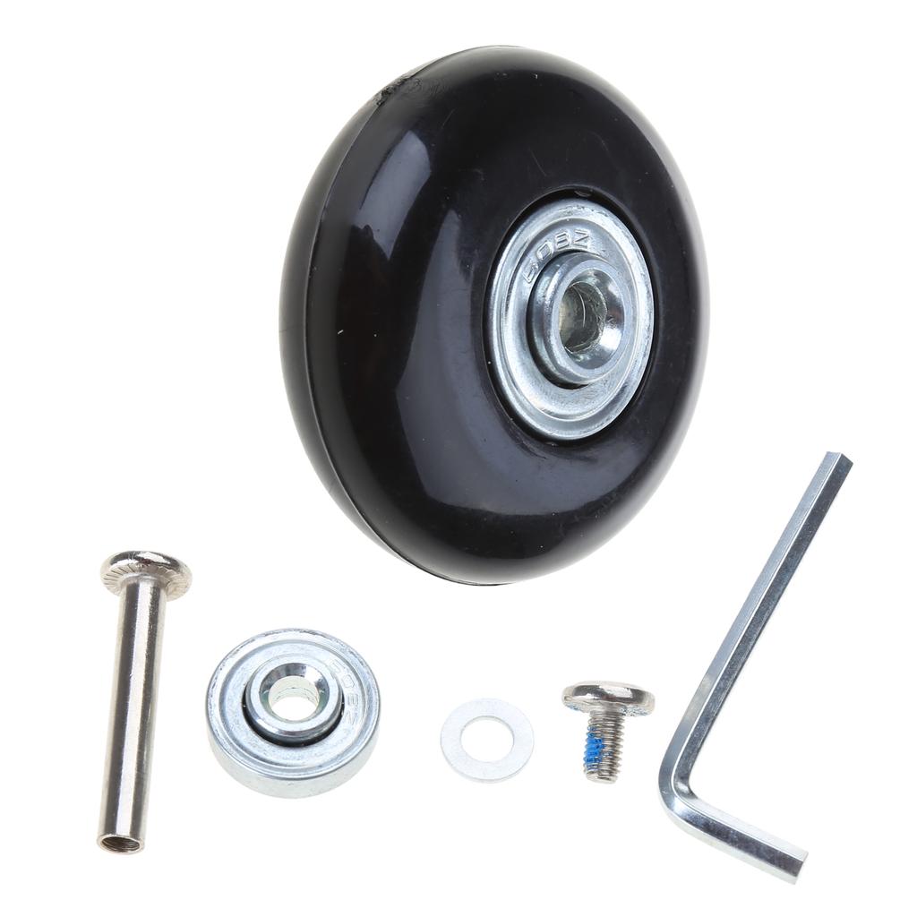 Suitcase Wheels Trolley Case Luggage Wheels Flexible Luggage Suitcase Swivel Wheels Mute Suitcase Replacement Wheels