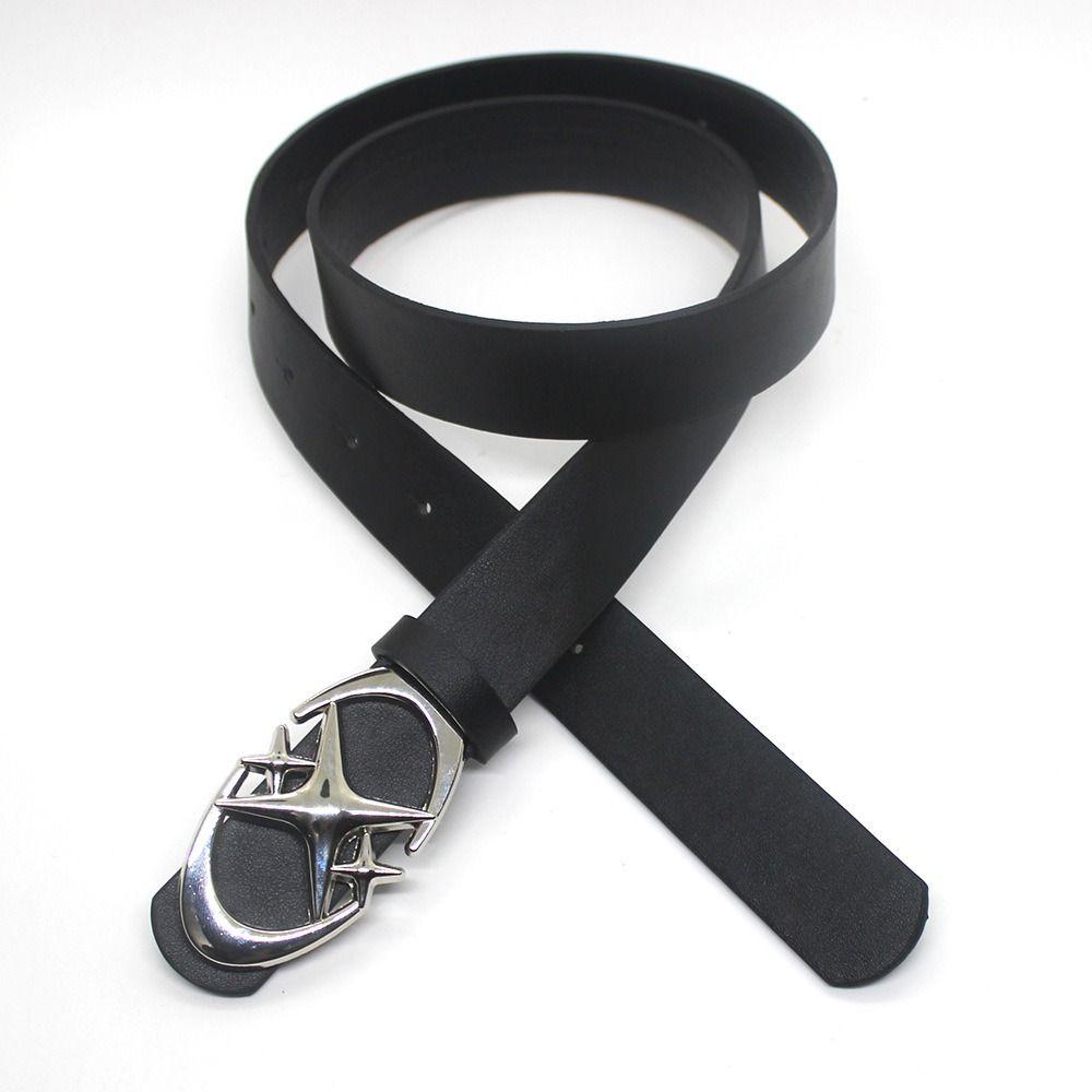 Панк Y2k Ремень Луна Звезда Дизайн Панк Ремень Винтаж Декоративный Ремень Мужчины Женщины