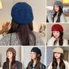Теплая французская шляпа художника однотонная фетровая беретка модная зимняя беретка шляпа женская для девочек