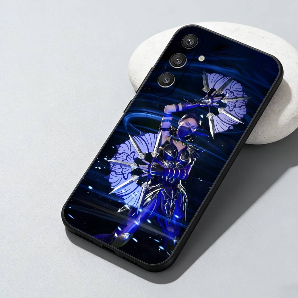 Game MK-11 LiuKang K-Kitana Phone Case For Samsung Galaxy A73,A72,A71,A70,A52,A51 Others Soft Black Cover