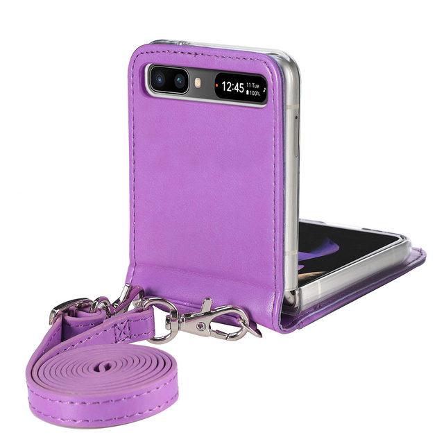Чехол-книжка из кожи с защитой от царапин для Samsung Galaxy Z Flip 3 Flip4 Flip 4 5g Flip3, простой матовый чехол для мобильного телефона