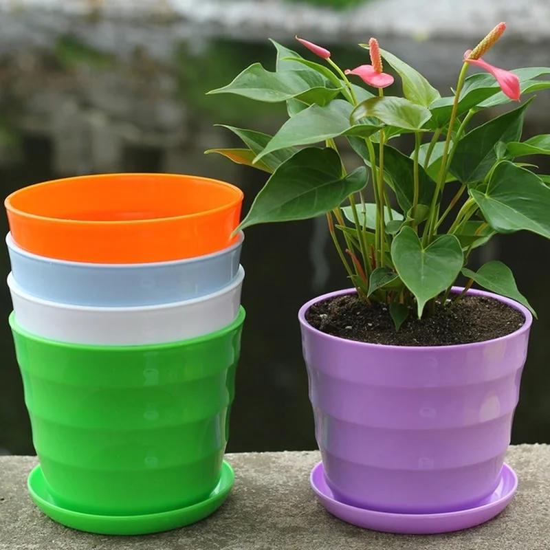 Colorful Succulent Plant Pots, Used For Home Office Desktop Decoration With Random Colors