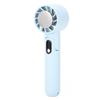 Handheld Cooling Fan 5 Speed Levels Adjustable USB Charging Portable Small Pocket Fan White