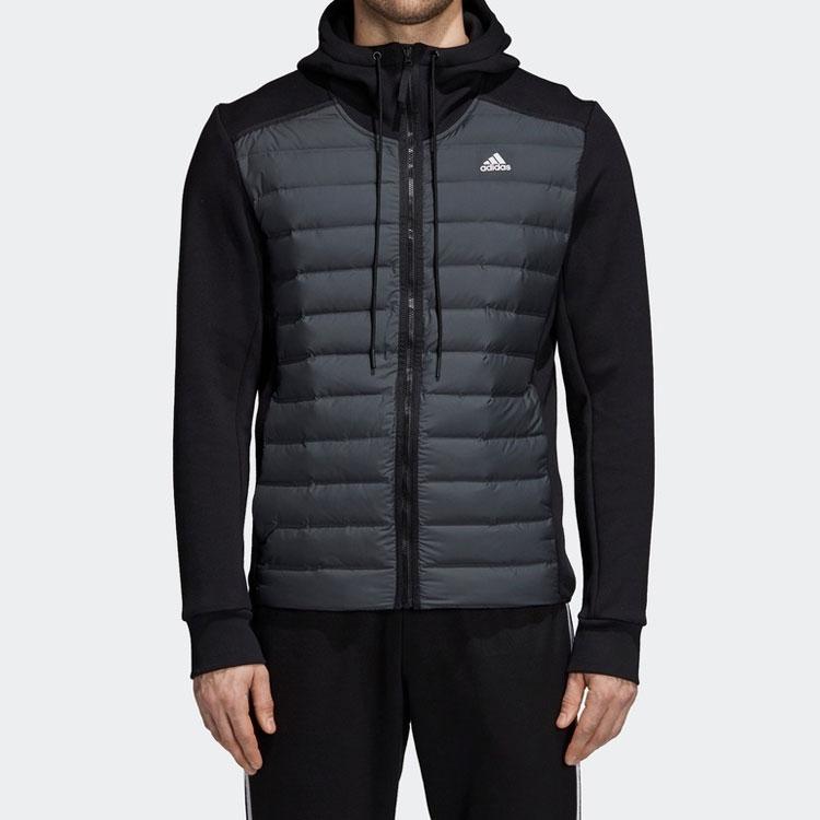 Adidas Varilite Hybrid Down Jacket Men Outerwear Black CY8723