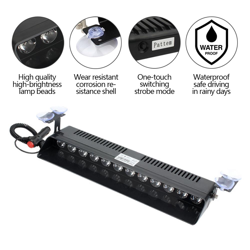 12 В аварийный светодиодный стробоскоп для полиции автомобиля грузовика красный синий янтарный белый светодиодный проблесковый маячок сигнальная лампа автомобильный фонарь в сборе