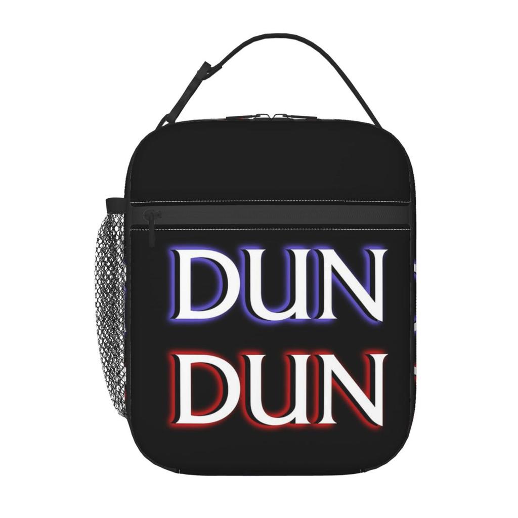 Мем Dun Dun (Закон, Порядок, Пародия) Изолированная сумка-ланчбокс для детей, школьная сумка-холодильник, термосумка для еды, сумка-тоут, контейнеры для ланч-боксов