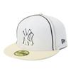 New Era Cap 59FIFTY MLB 2 Tone NY White 7 38 5950 MLB SOUTACHE NEYYAN WHI CHR 14388850 NER36C6811