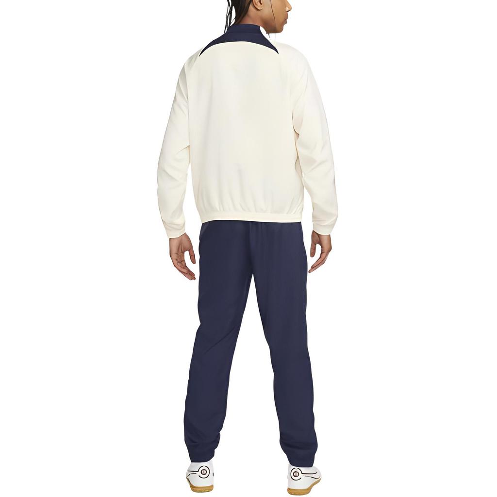 Nike Dri Fit Комплект футбольной формы Paris Saint Germain Strike Мужской Кокосовое молоко/Черно-синий DX3542-116