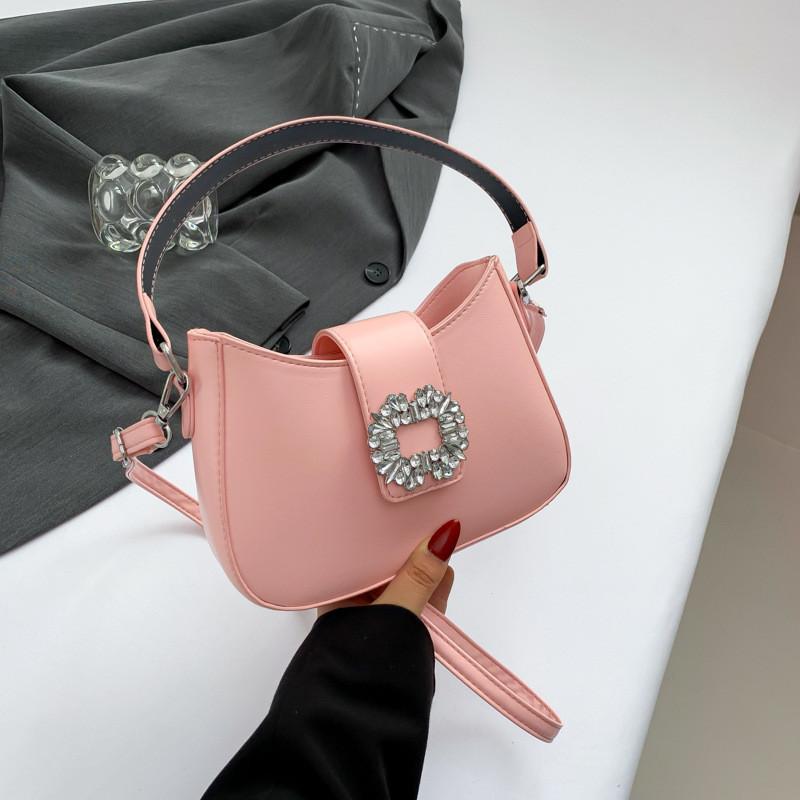 Stylish Roomy Shoulder Bag 2024 Summer Collection Trendy Small Niche Square Bag