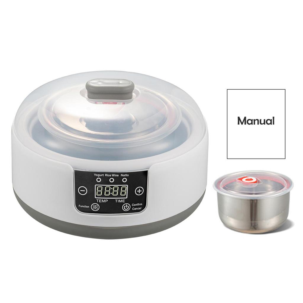 Electric Yogurt Maker Machine with Adjustable Temperature And Time Control 1.2L Multi-Function Yogurt Machine Automatic Yogurt Maker