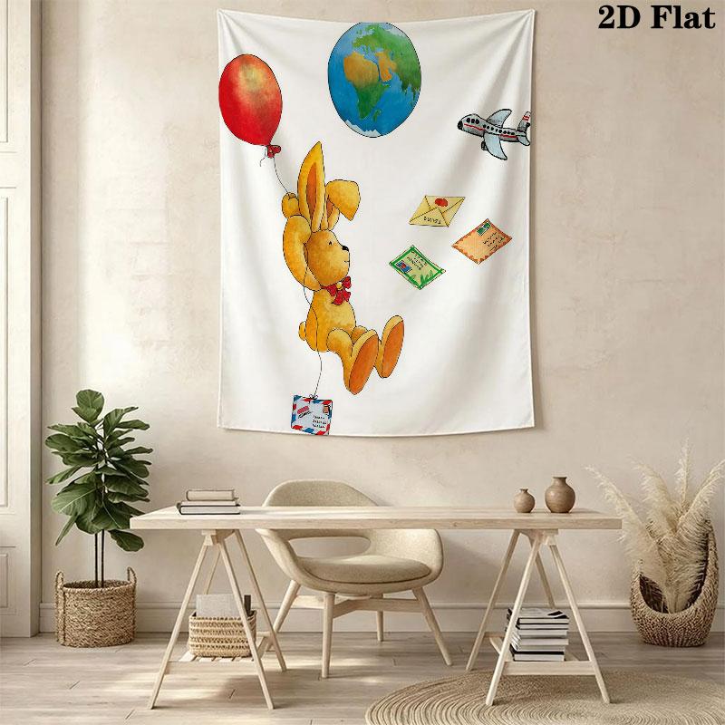 Felix Brave Wall Tapestry Aesthetic Wall Hanging Printed Fabric Blanket Decorative Tapestries for Bedroom Living Room Home Decor
