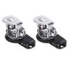 2 шт. Светодиодные кронштейны для крепления на капот Универсальные зажимы для крепления рабочих фар на стойку капота Регулируемые Замена для Jeep