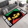 Bob Marley Carpet Design For Study Room Entryway Balcony Kitchen Antislip Rug Office Home Decor Perfect Gift For Womenmen