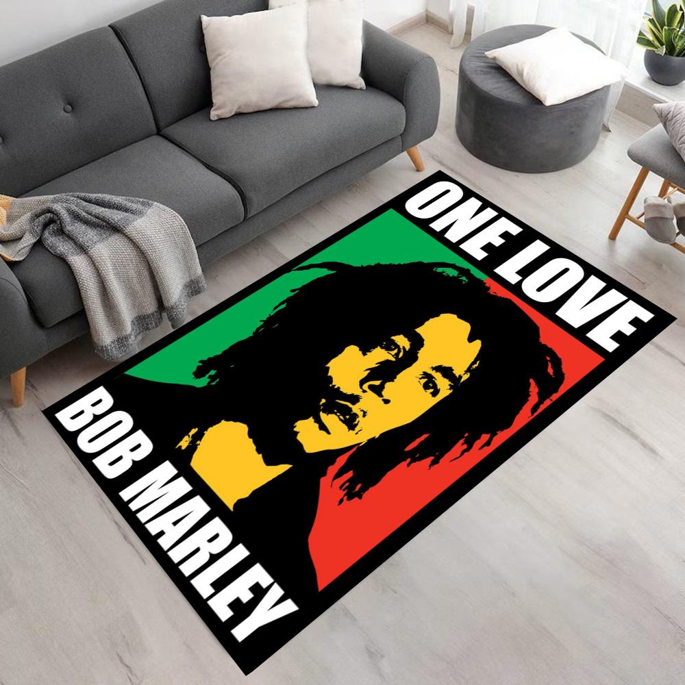 Bob Marley Carpet Design For Study Room Entryway Balcony Kitchen Antislip Rug Office Home Decor Perfect Gift For Womenmen