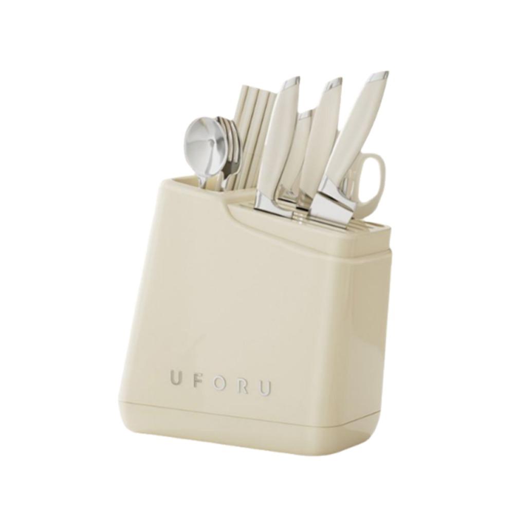 Устойчивая подставка для хранения ножей, нескользящая сушилка для столовых приборов, практичный контейнер для палочек, кухня