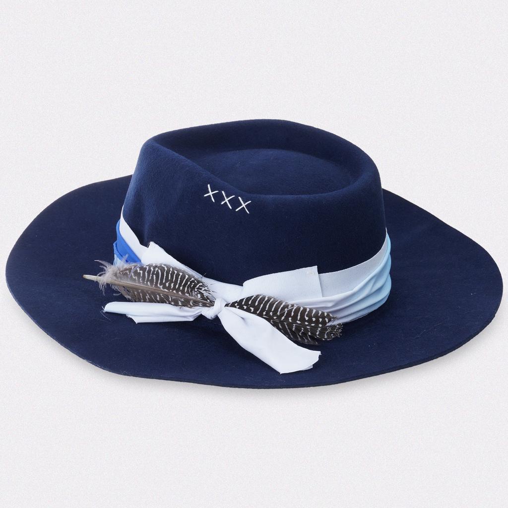 Breathable Wool Fedoras Hat with Wide Brim Feathers for Daily Wear Travel and Theme Parties Gathering Costume Headwear