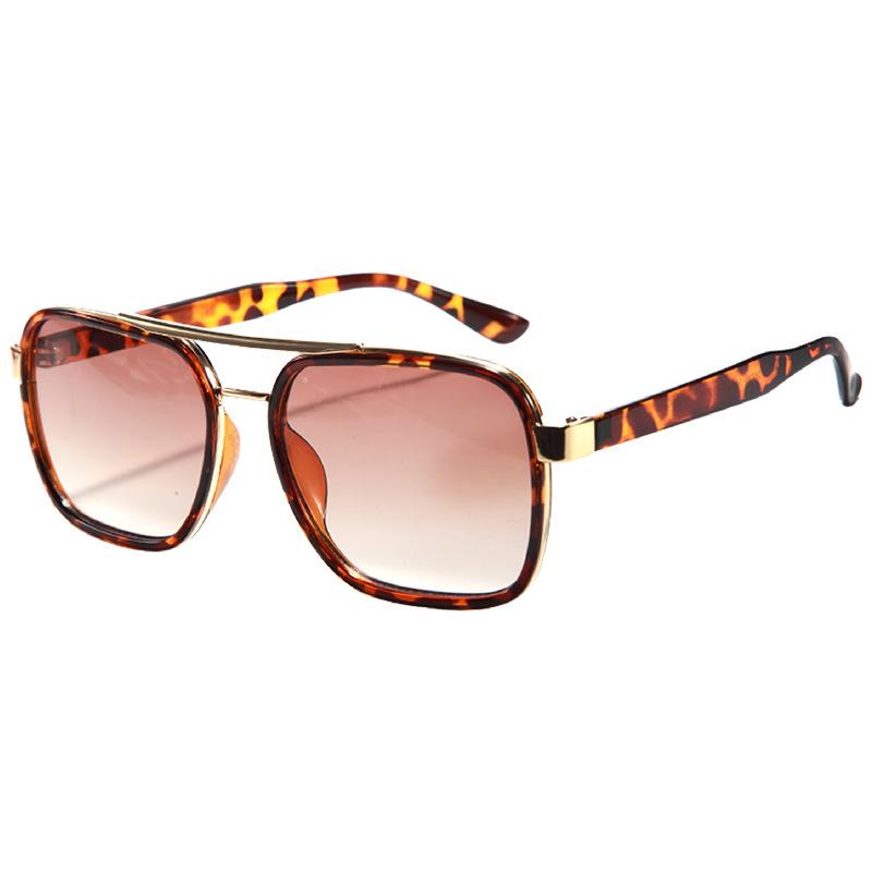 Новые высококлассные модные солнцезащитные очки с квадратной оправой и двойной перекладиной для мужчин и женщин, устойчивые к УФ-излучению, универсальные солнцезащитные очки M5240