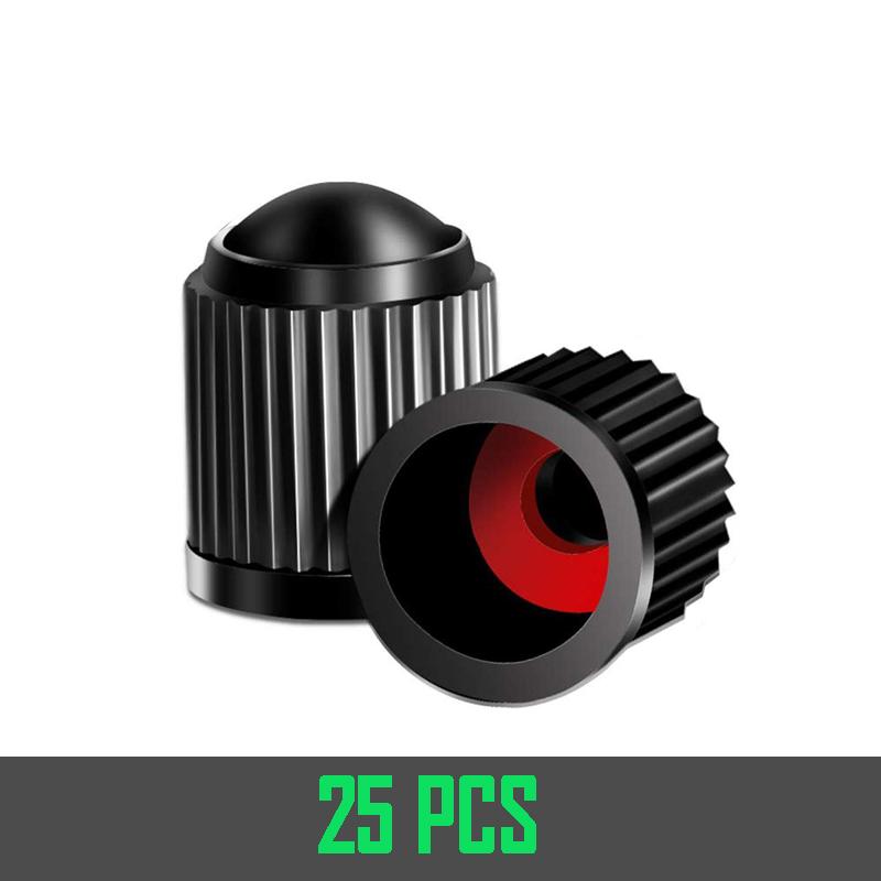 10/20/30/50/100Pcs TPMS Tire Valve Caps with Rubber Seal Plastic Wheel Caps Covers for TPMS Nipple Caps Car Tyre Accessories