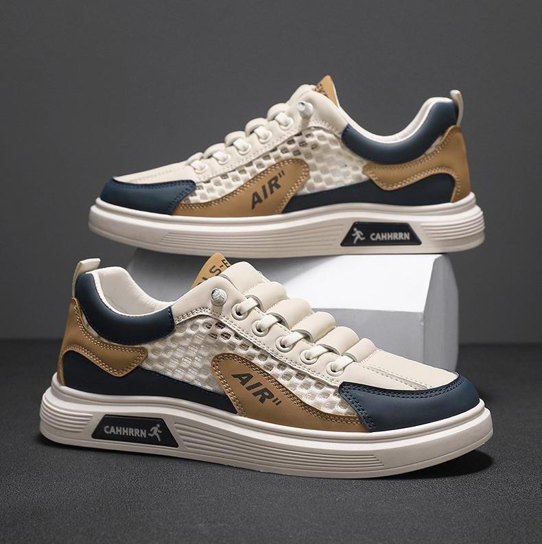 Летняя дышащая сетчатая повседневная обувь для мужчин, новая студенческая спортивная обувь, мужская модная легкая спортивная повседневная обувь Zapatos Hombre