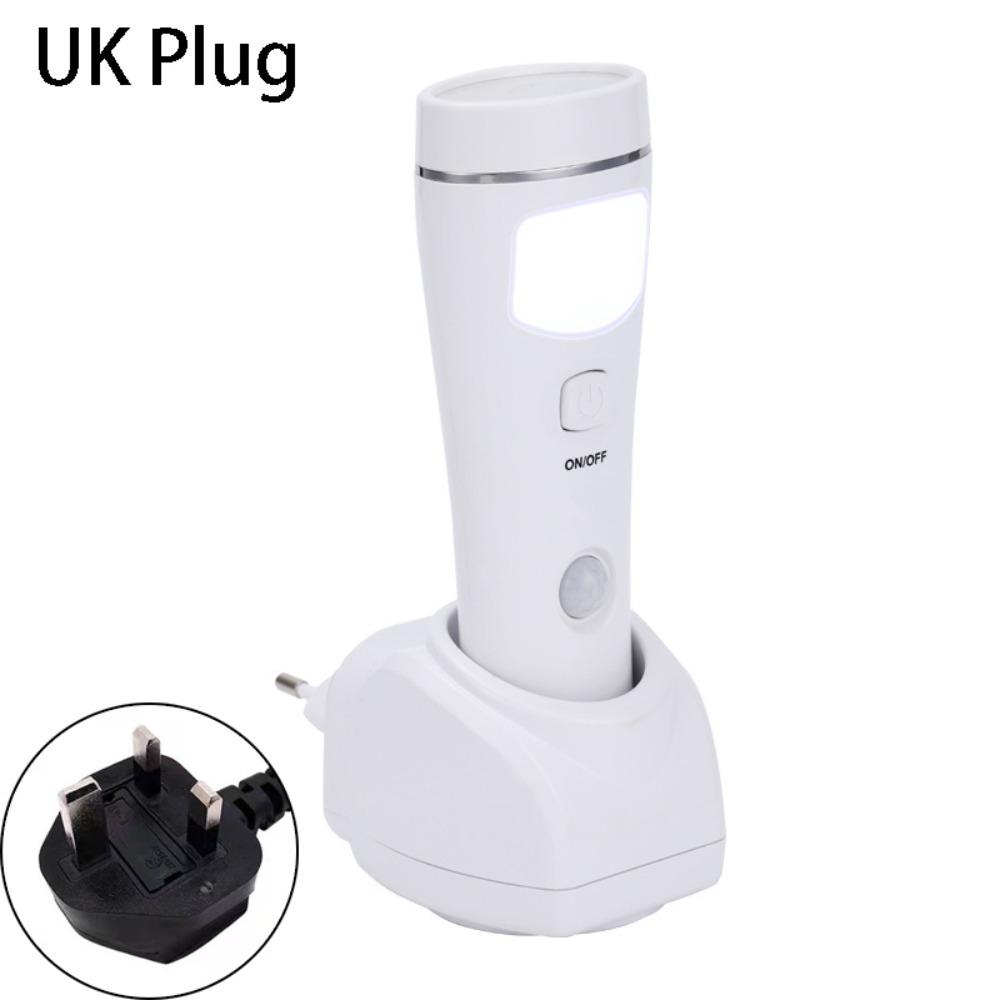 Motion Sensor LED Emergency Lights Rechargeable Power Outage Light 4-in-1 Plug-in Flashlight Night